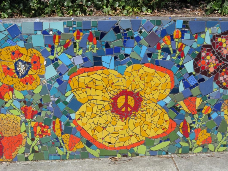 Street art mosaic