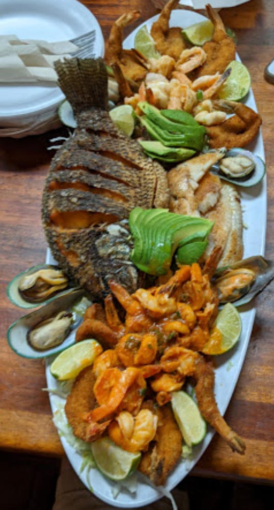 a plate of food