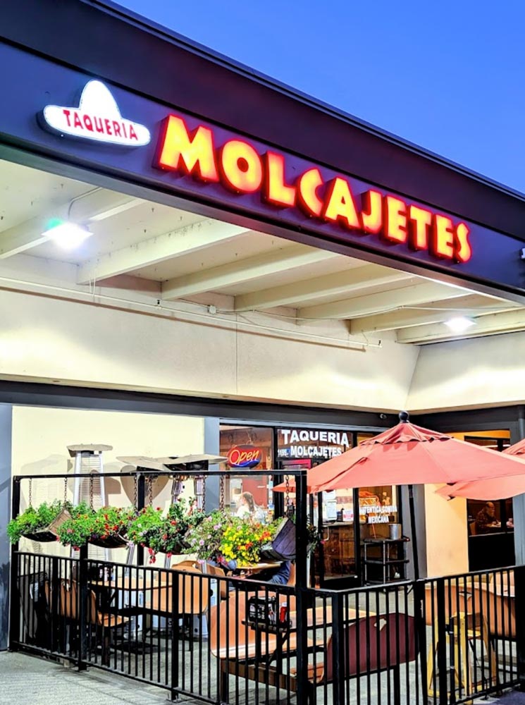 the exterior of the restaurant