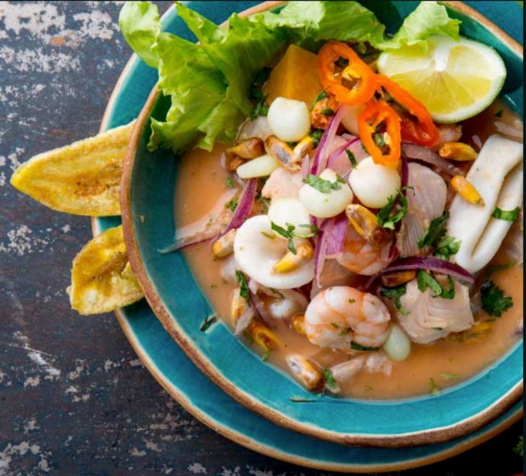 bowl of ceviche