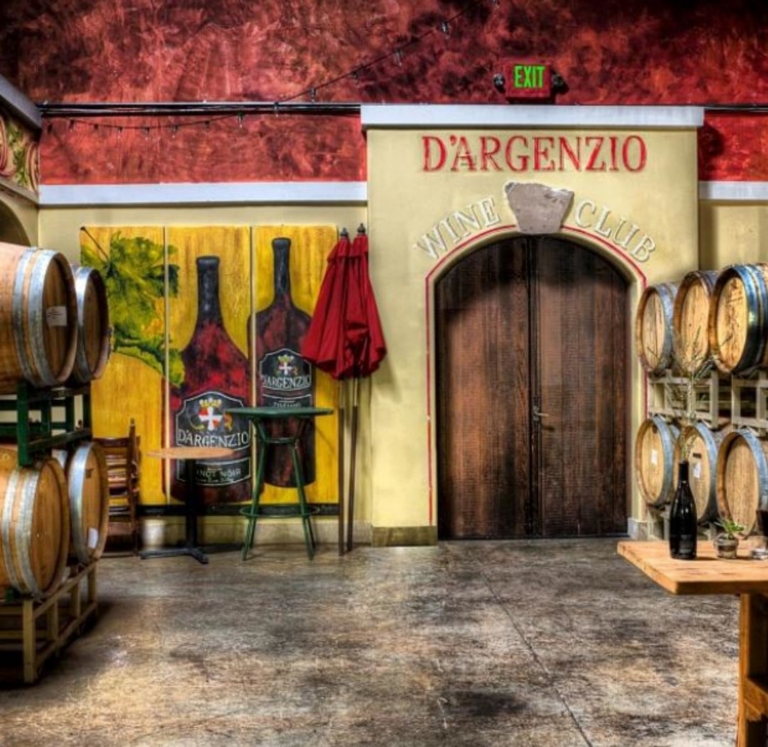 DArgenzio interior of wine bar
