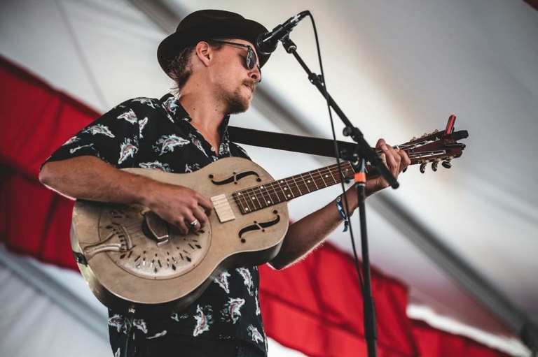 Eric long playing steel guitar