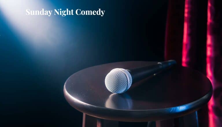 microphone set on a stool